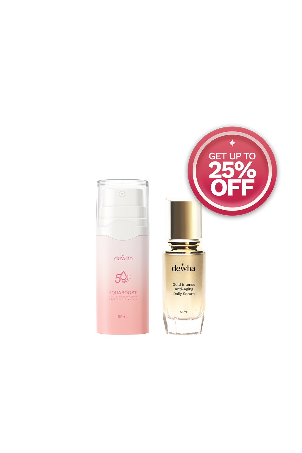 Skin Luminize Duo: Gold Serum + Sunscreen