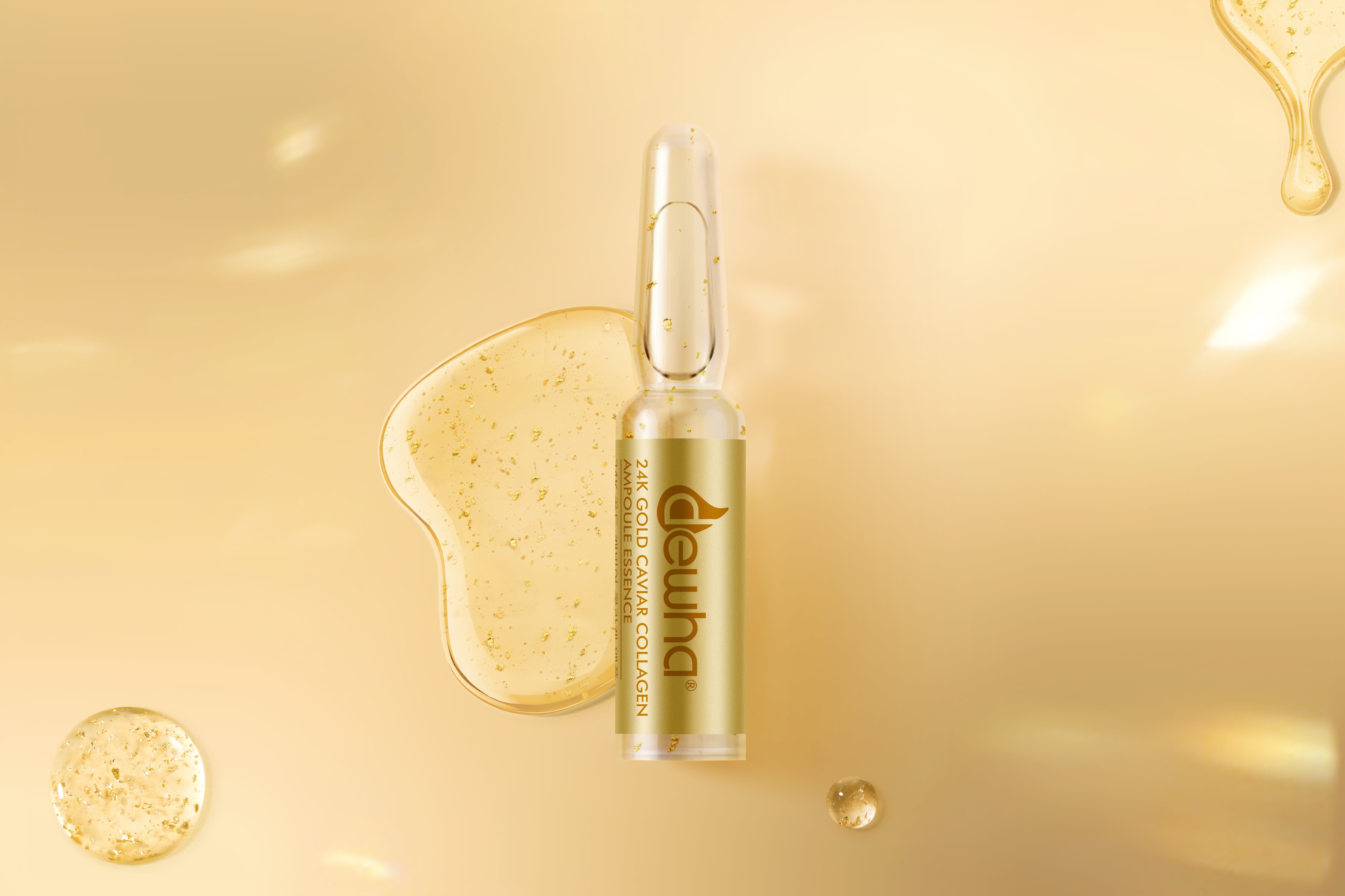 Dewha 24K Gold Caviar Niacinamide 2-step Ampoule Mask Kit (5 sheets) - Dewha