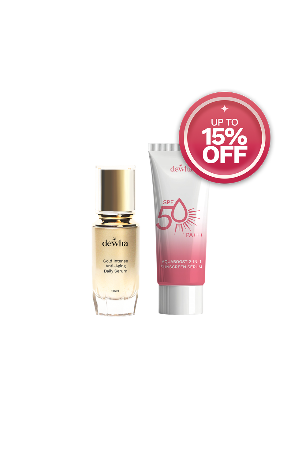 Skin Luminize Duo: Gold Serum + Sunscreen