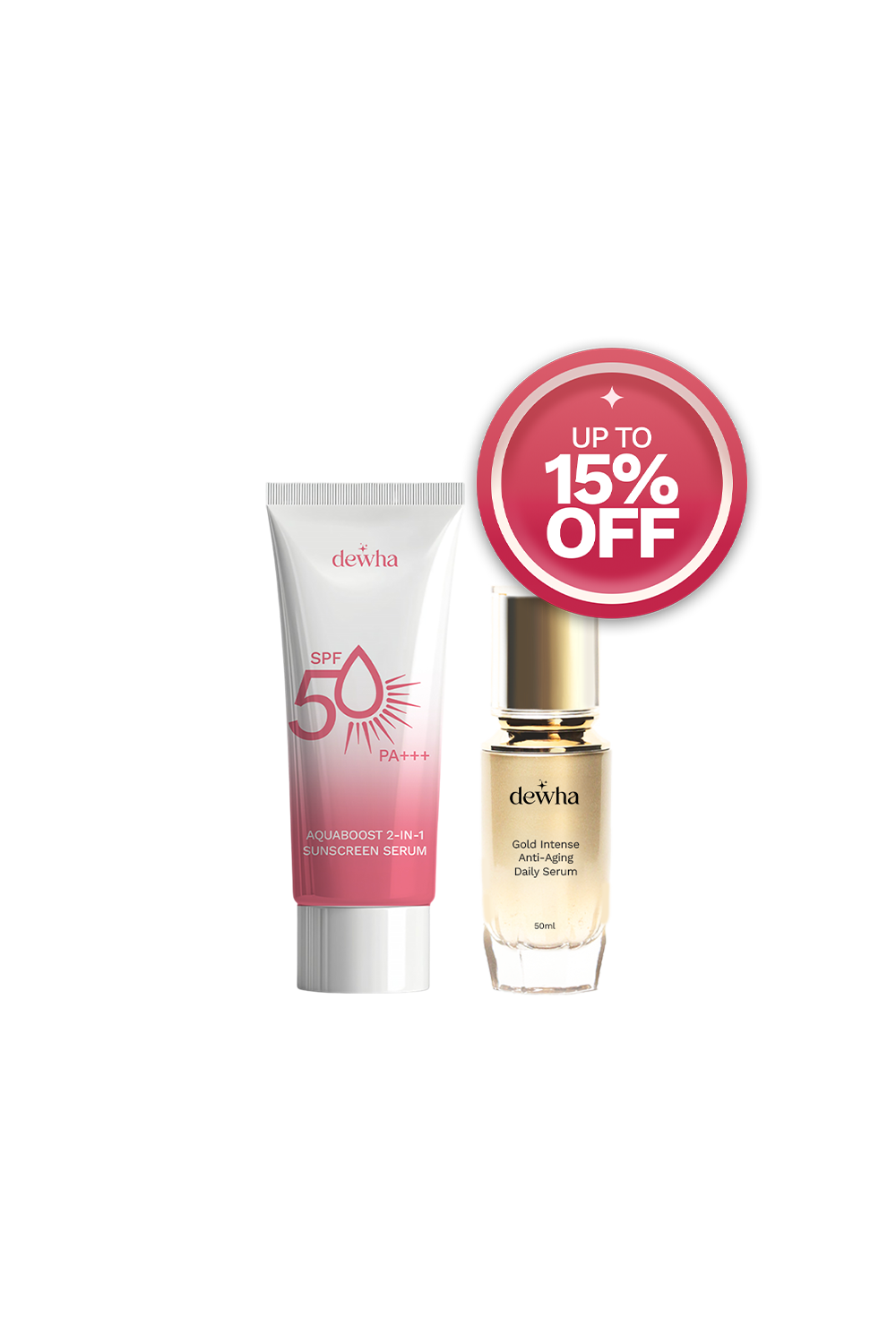 Skin Luminize Duo: Gold Serum + Sunscreen