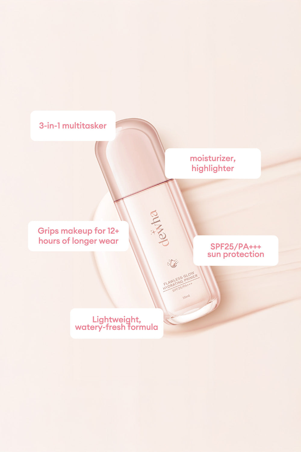 [NEW USERS] Flawless Glow Hydrating Primer SPF 25/ PA+++