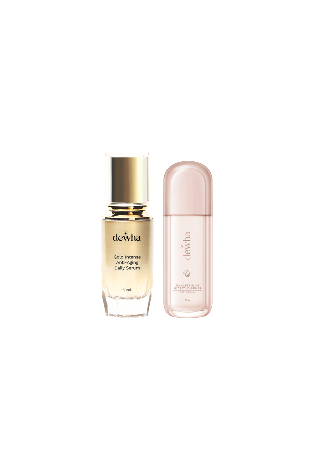 Summer Glow Prep Duo (Flawless Glow Hydrating Primer + Gold Intense Anti-Aging Serum)