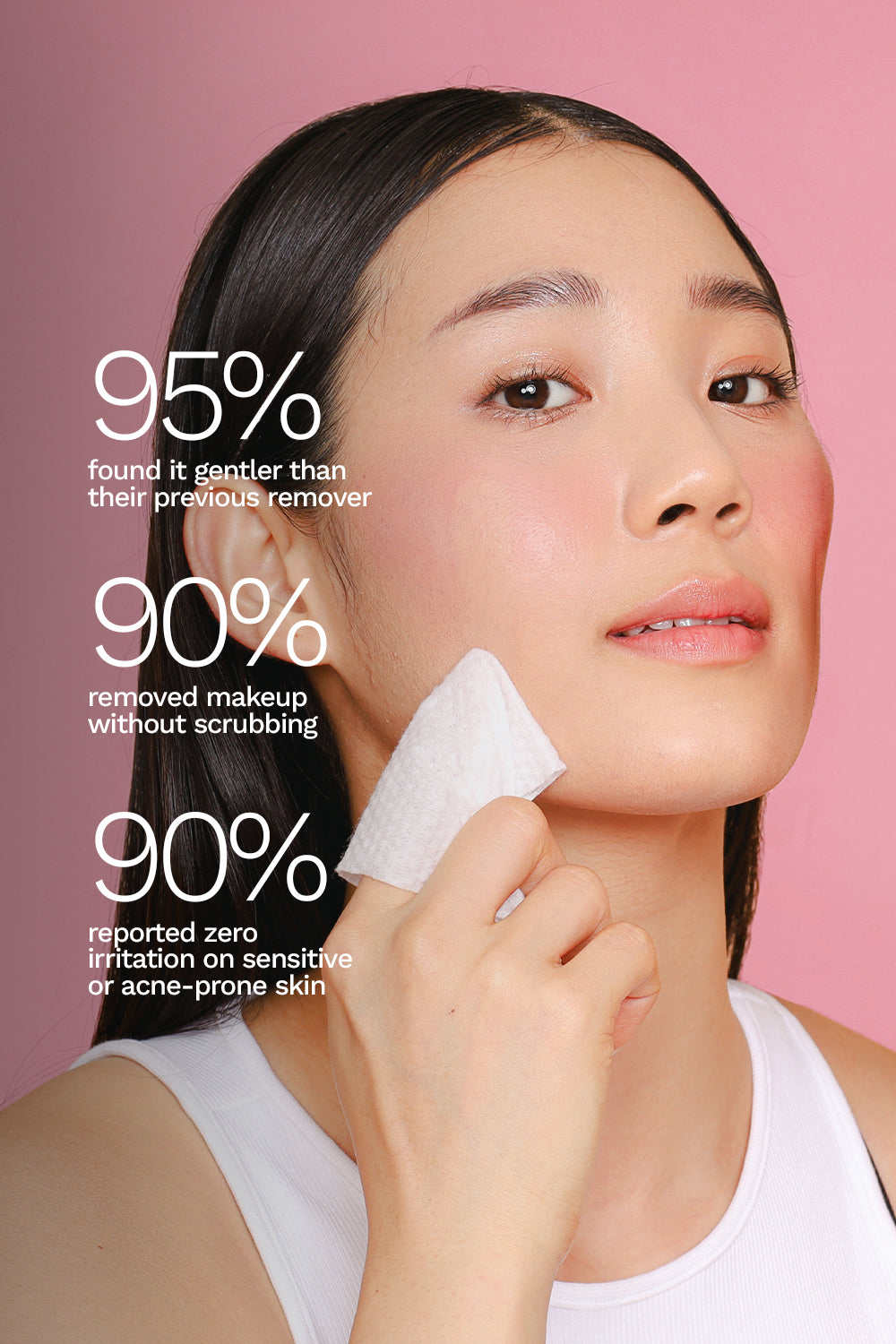 Gentle Makeup Remover Lotion (135Ml) + Premium Tissues (1 Pack) - Special Price