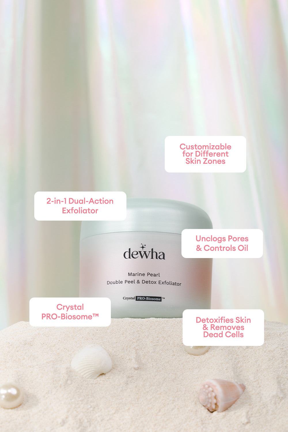 Marine Pearl Double Peel & Detox Exfoliator