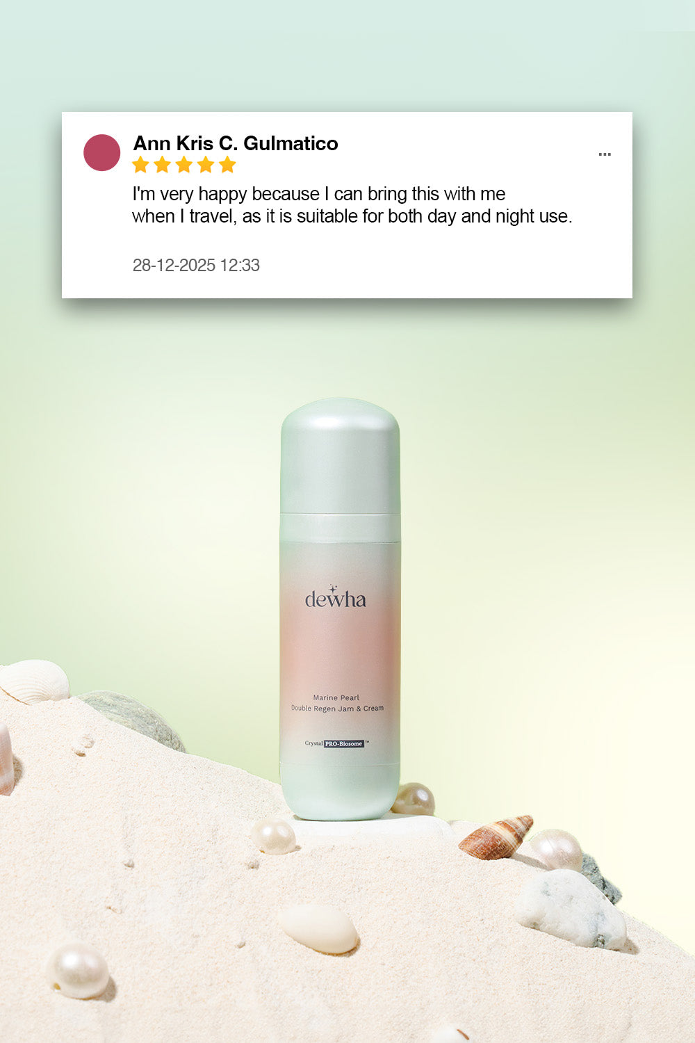 Marine Pearl Double Regen Jam & Cream