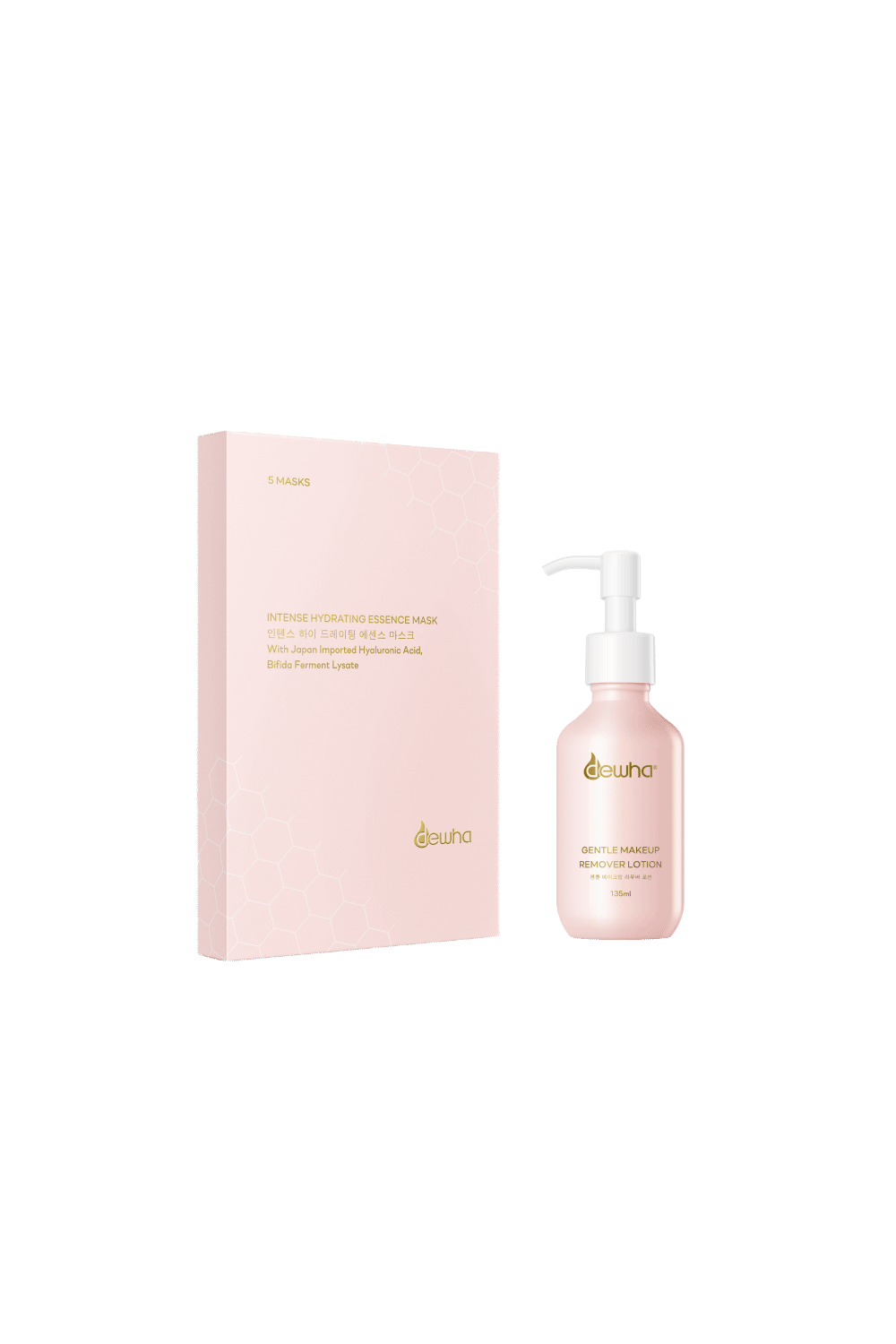 Gentle Makeup Remover Lotion (135ml) + Intense Hydrating Essence Mask (5 sheets)