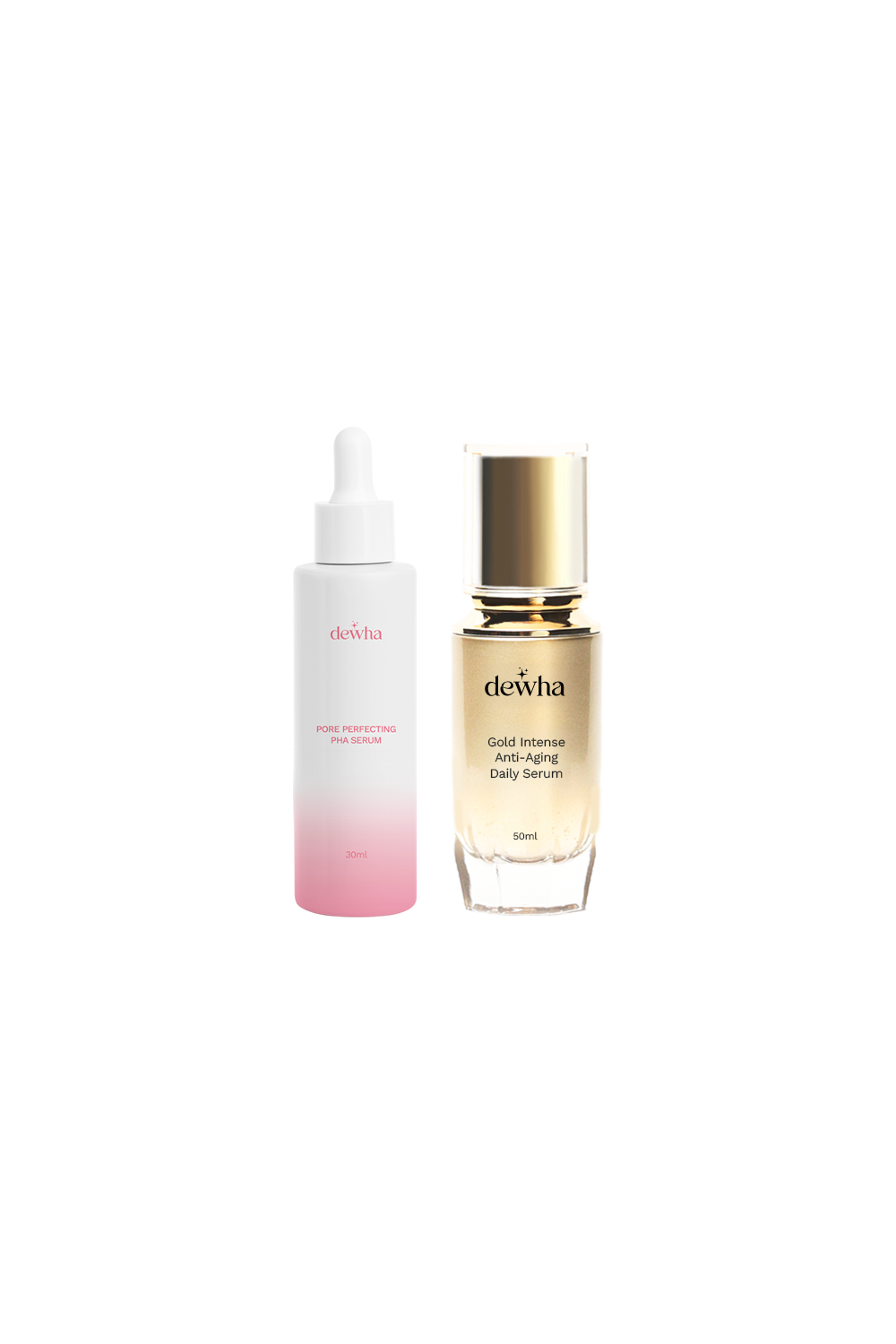 Clear & Firm Serum Duo (Pore Perfecting PHA Serum + Gold Intense Anti-Aging Serum)