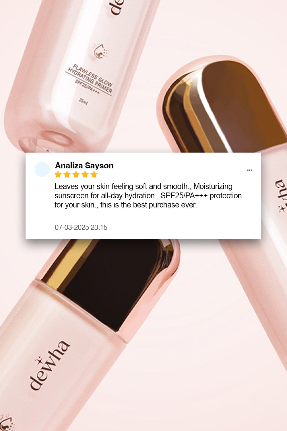 [NEW USERS] Flawless Glow Hydrating Primer SPF 25/ PA+++