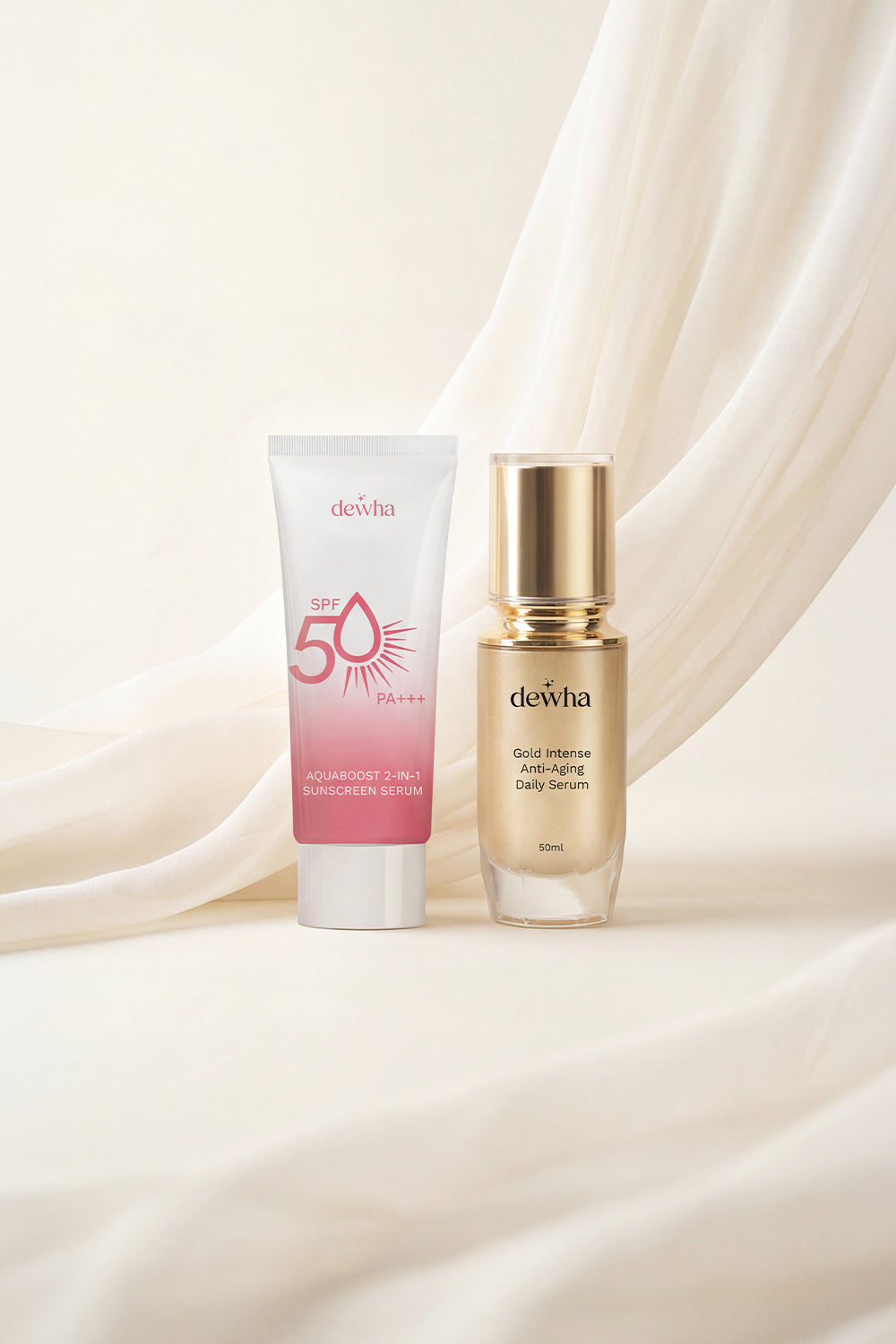Skin Luminize Duo: Gold Serum + Sunscreen