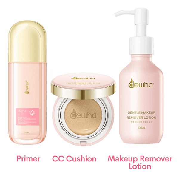 Miracle Glow Duo - (Primer, CC Cushion, Makeup Remover)